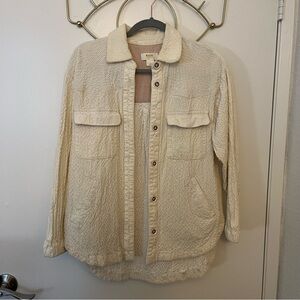 Maeve Anthropologie Corduroy Shirt Jacket